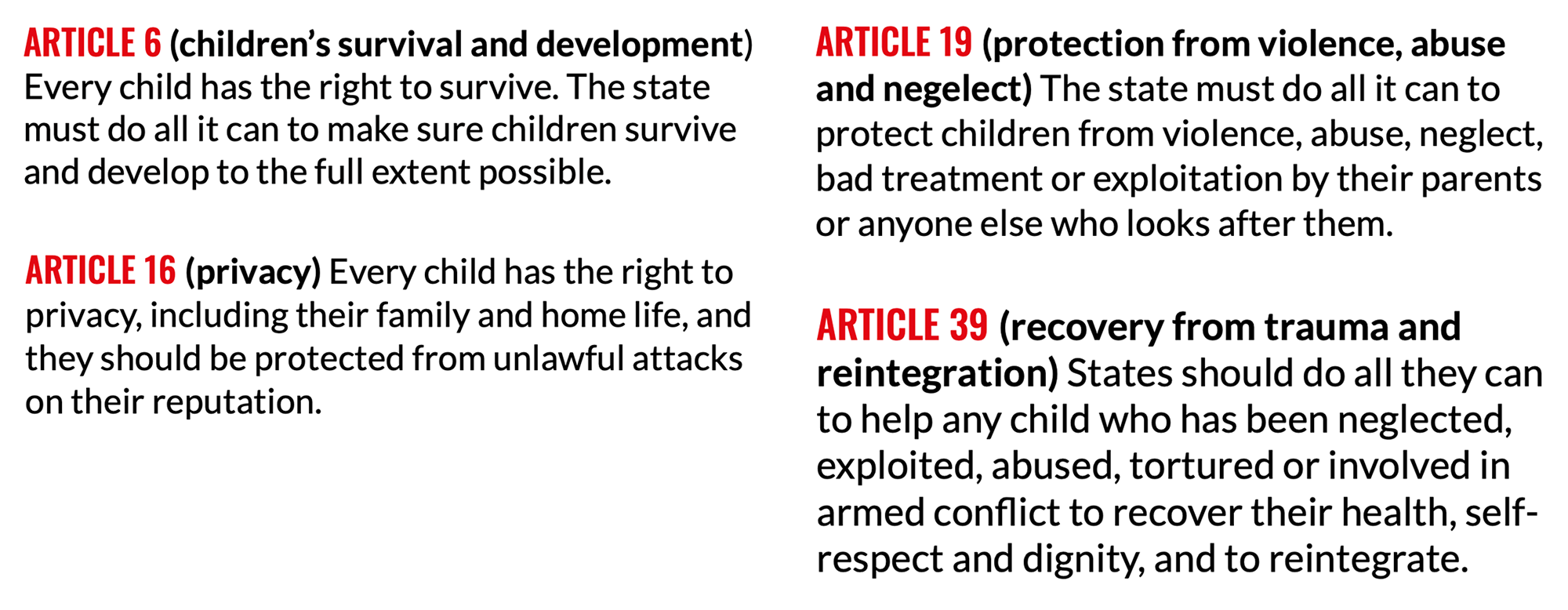 Removing child sexual exploitation and abuse materials: call to action